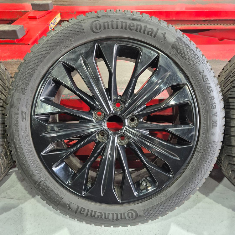 K8 순정 19인치 블랙 휠타이어 세트 판매 올웨더타이어--2