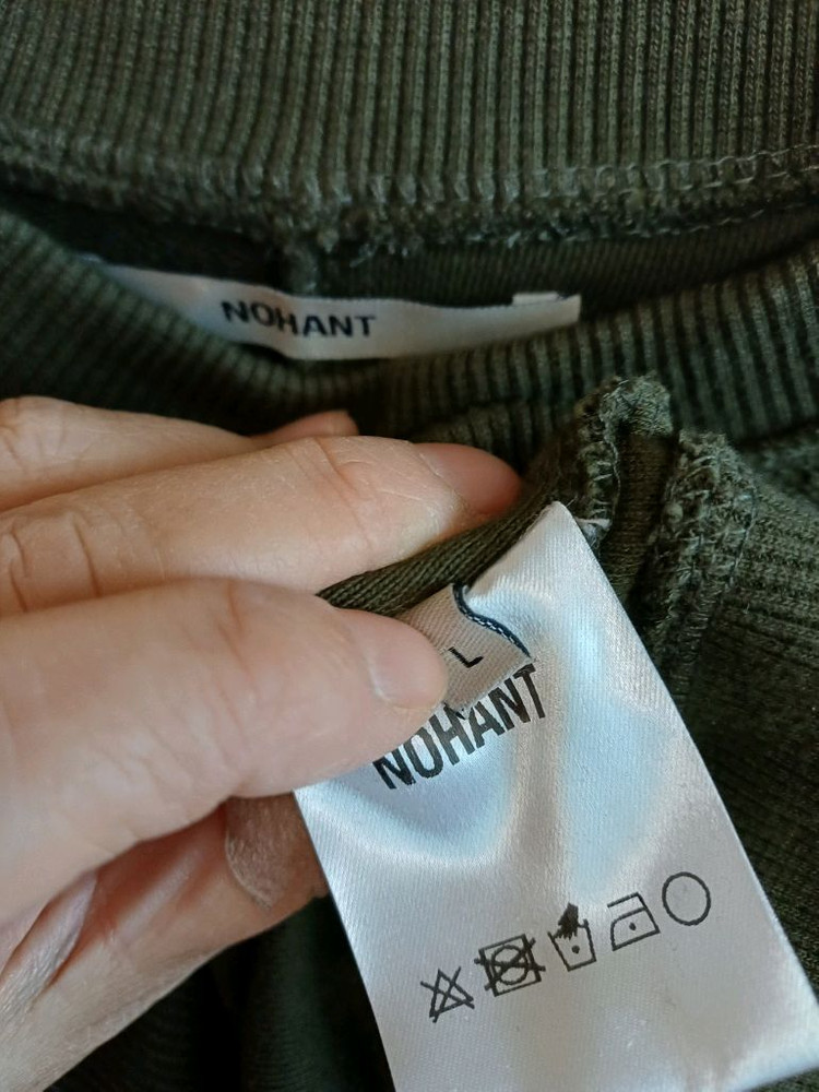 미착용 노앙 언발란스 스웻셔츠 카키L 판매합니다 이미지
