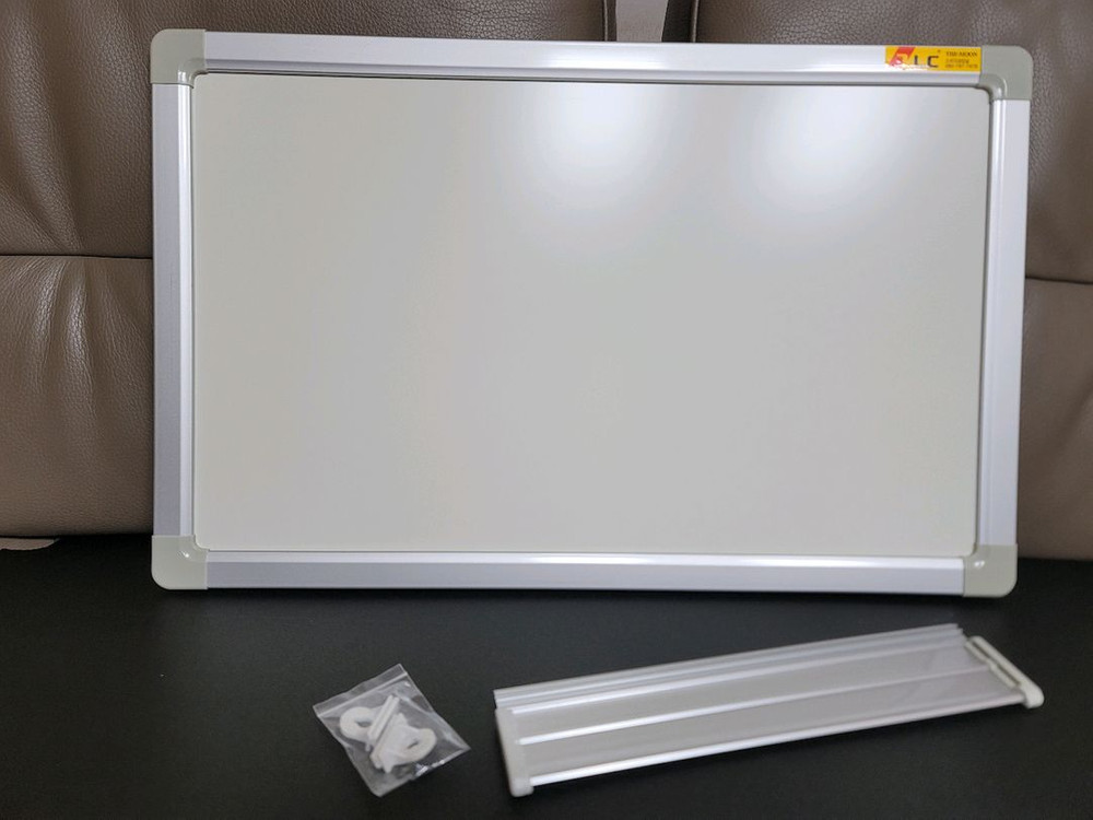 두문 무광 화이트보드 90x60cm--2