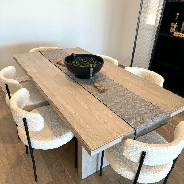 웨스트엘름 West Elm 미국 정품 원목 6인용 다이닝테이블 / 상태 좋음 이미지