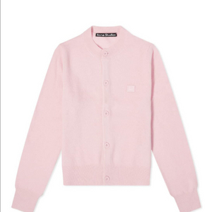 아크네 스튜디오 페이스 로고 패치 울 가디건 이미지