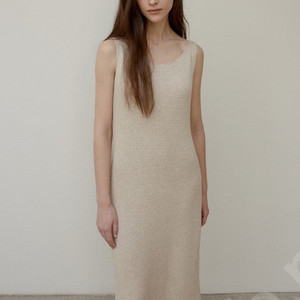 비뮤즈 제이드 니트 나시 원피스