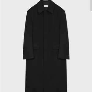 [M] 구민성 캐시미어 맥 코트 블랙