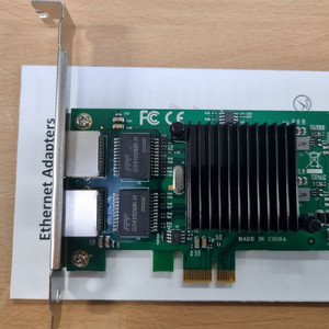 NEXTU 1G 듀얼포트 PCI-Express 랜카드 (3개 2.5만원 택포)