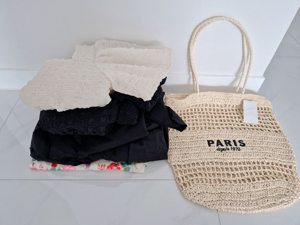 원피스3개 블라우스2개 가방1개 일괄--9