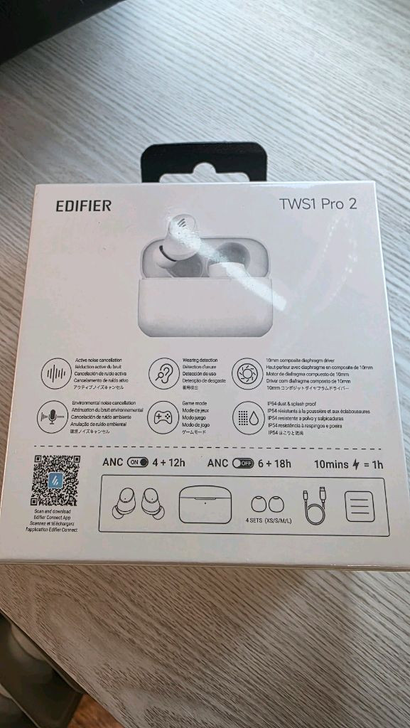 EDIFIER TWS1 Pro 2 에디파이어 ANC 블루투스 이어폰 이미지