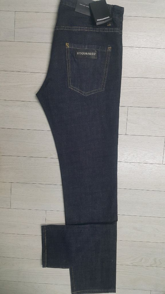 디스퀘어드2(사방스판) 블랙패치 이태리진 32인치(No.70)새상품!--9