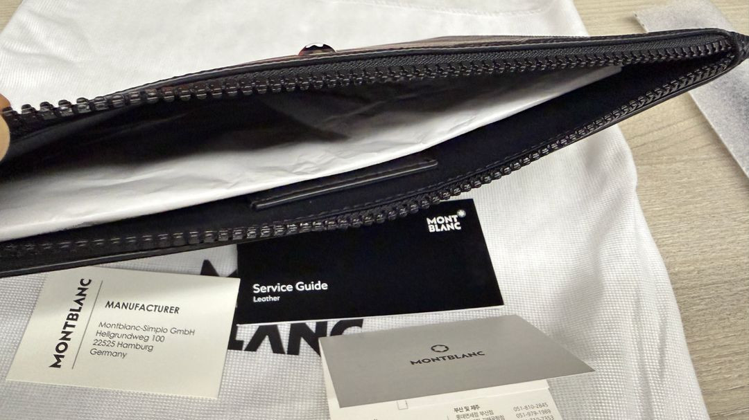 몽블랑 크러치 익스트림3.0 파우치 클러치백 새제품 판매 (129974)--6