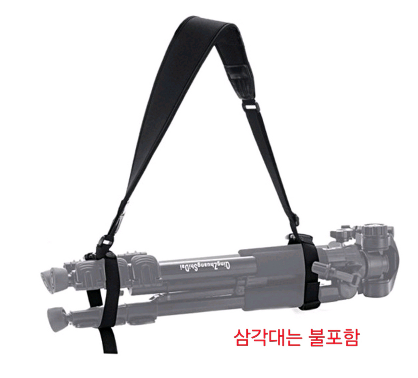 삼각대 네오플랜 스트랩 미끄럼방지 기능 미러리스 DSLR 카메라 트라이포드 이동 스트랩 이미지