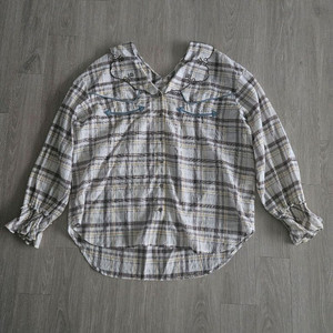 써스데이아일랜드 면 블라우스