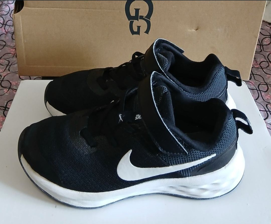 나이키키즈 레볼루션 190운동화 블랙--2