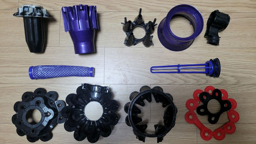 깨끗하게 세척한 다이슨 V6 무선 청소기(16분 연속동작)--7