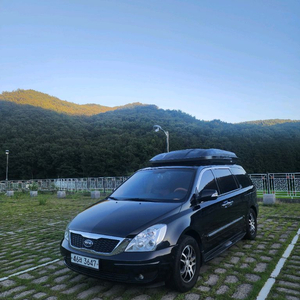 대형 승합차 캠핑용 이미지