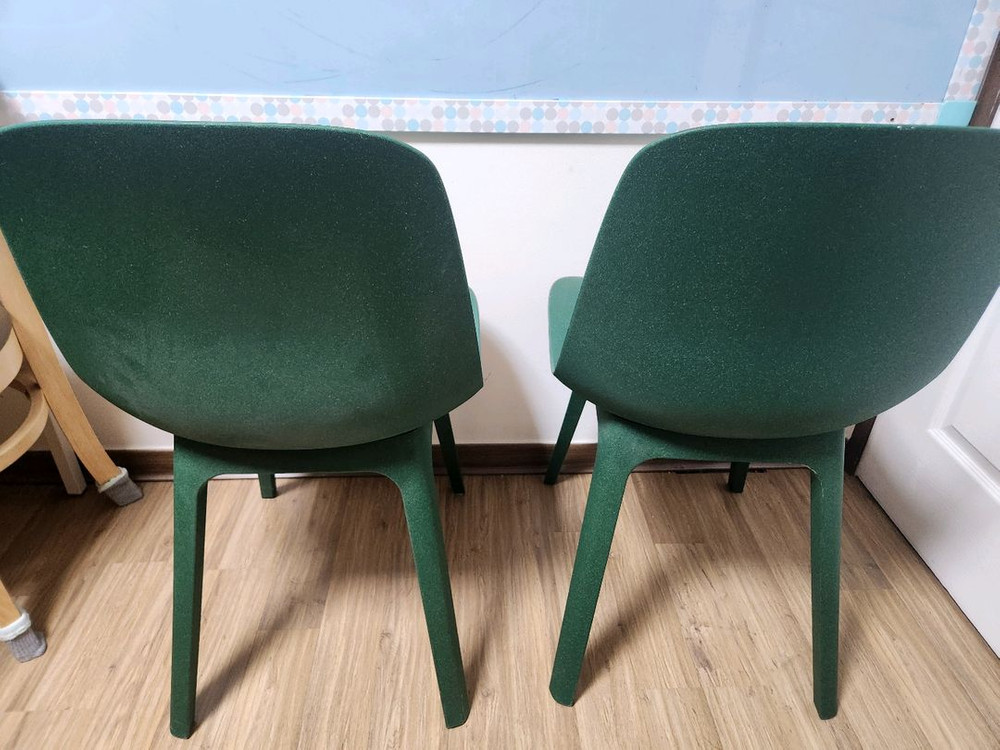 이케아 오드르게 의자 그린--3