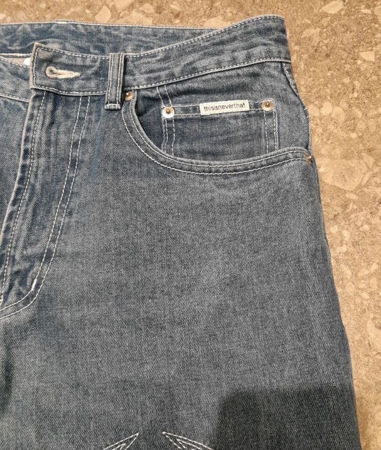 디스이즈네버댓 데님 스티치 팬츠 (M) 이미지