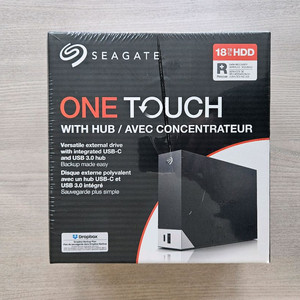 씨게이트 외장하드 18TB(미개봉) 판매합니다. 이미지