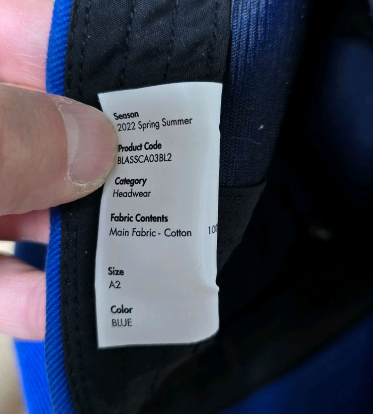 아더에러 트윈 하츠 로고 캡 블루 A2--8