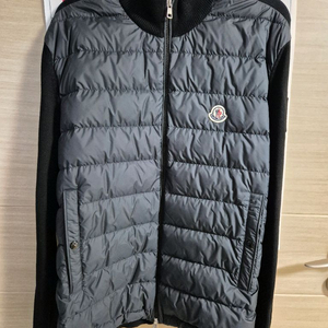 몽클레르(몽클레어) 패딩 울가디건 블랙 23ss XXL 이미지