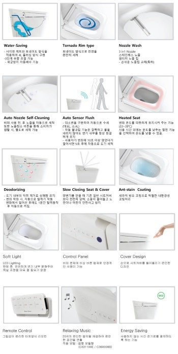 [비데] 아메리칸스탠다드 플랫사각 새상품65만 이미지