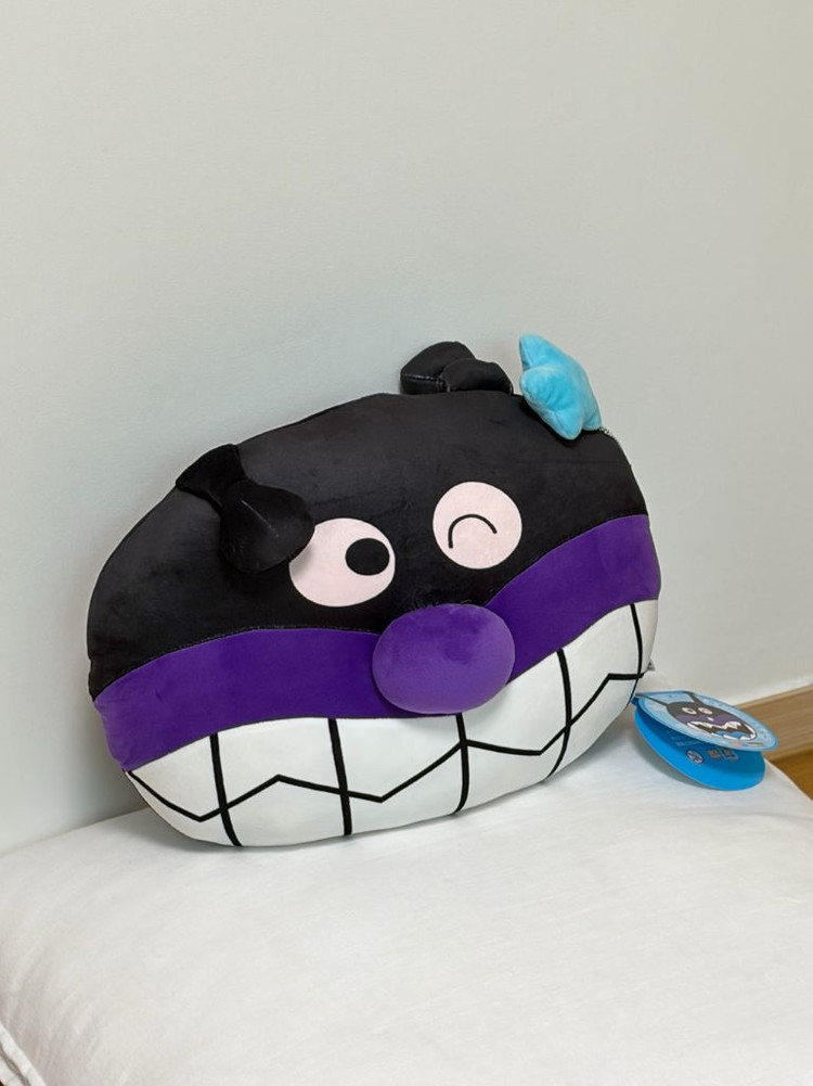 [새상품] 호빵맨 세균맨 봉제인형 쿠션 베개 (별고리/ 텍 포함) 대형 중형--7