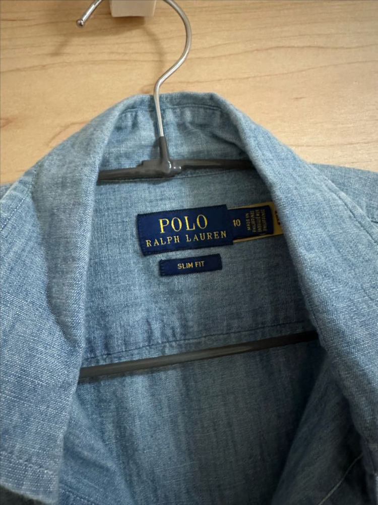 폴로 데님 셔츠 M--1