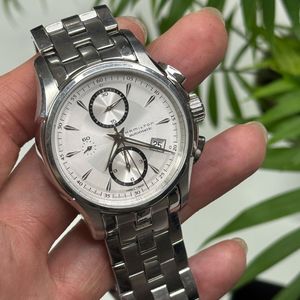 해밀턴 크로노그래프 재즈마스터 H32616153 오토매틱 시계 풀박스