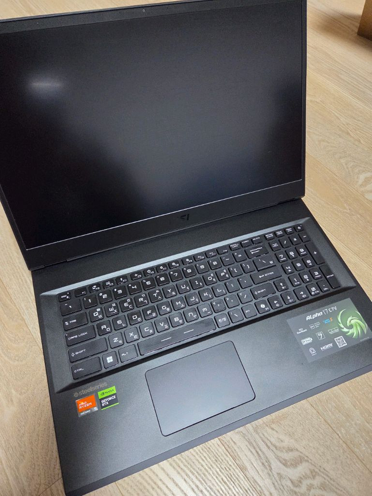 [새제품급] MSI 알파 17 (라이젠9 7945HX / RTX4070 / 32G) 노트북--2