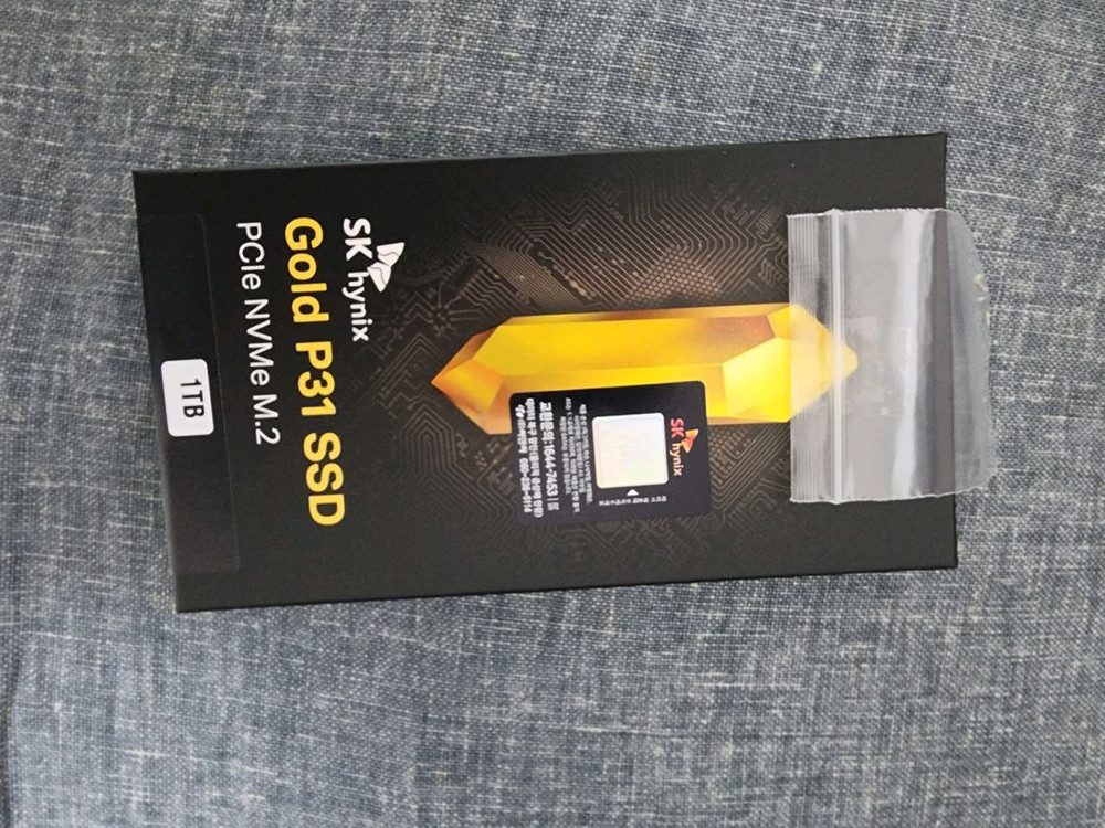 (미개봉)SK하이닉스 GOLD P31 NVMe M.2 SSD 1TB--1
