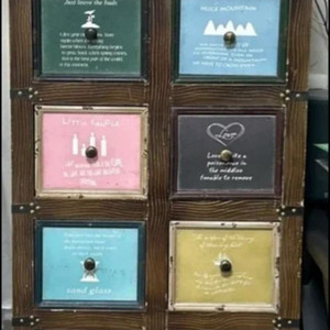 빈티지 수납장 서랍장