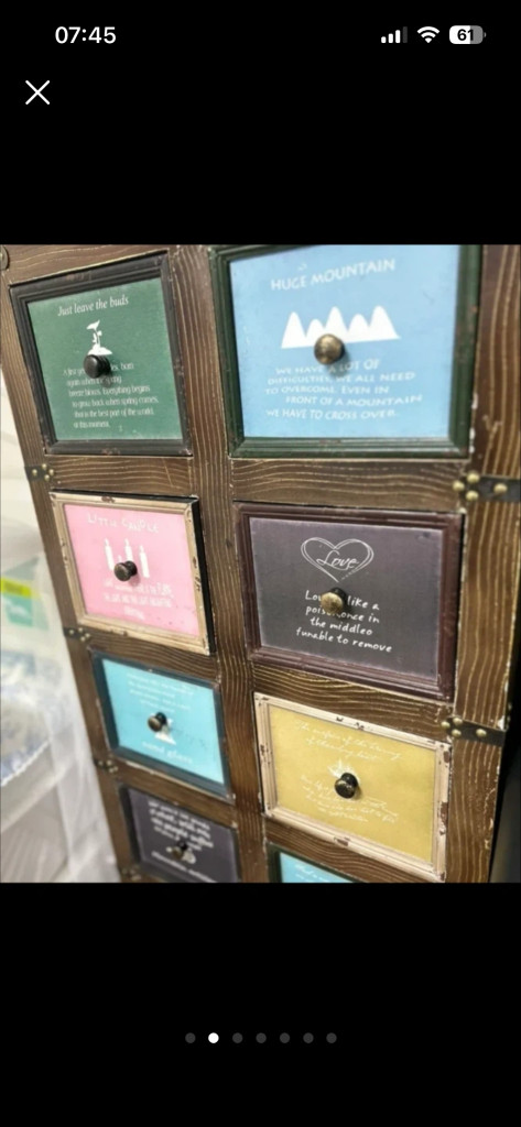 빈티지 수납장 서랍장--1