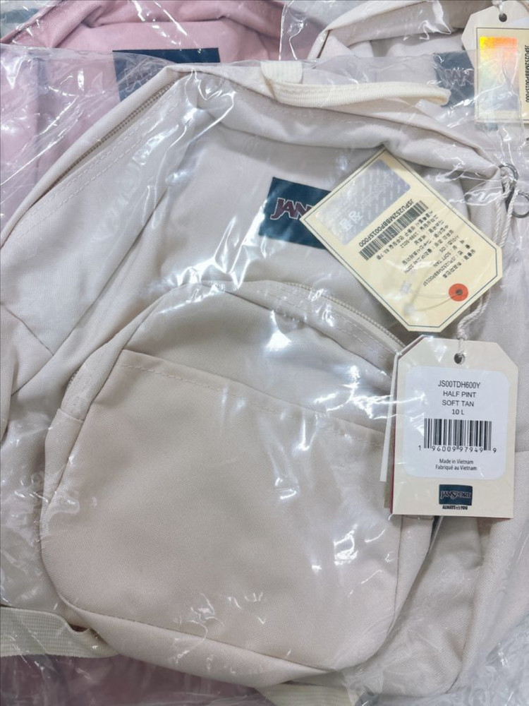 잔스포츠 하프파인트 미니백팩 미스티로즈, 소프트탄, 페이드세이지 (정품 미개봉 새상품)--1