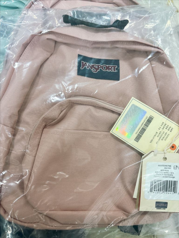 잔스포츠 하프파인트 미니백팩 미스티로즈, 소프트탄, 페이드세이지 (정품 미개봉 새상품)--2