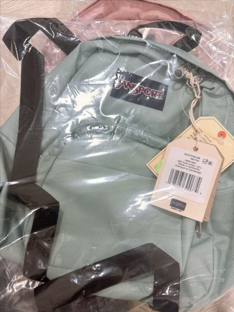 잔스포츠 하프파인트 미니백팩 미스티로즈, 소프트탄, 페이드세이지 (정품 미개봉 새상품)--3