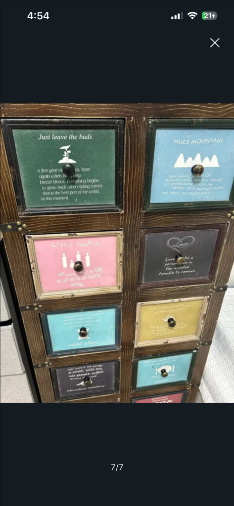 빈티지 수납장 서랍장--5