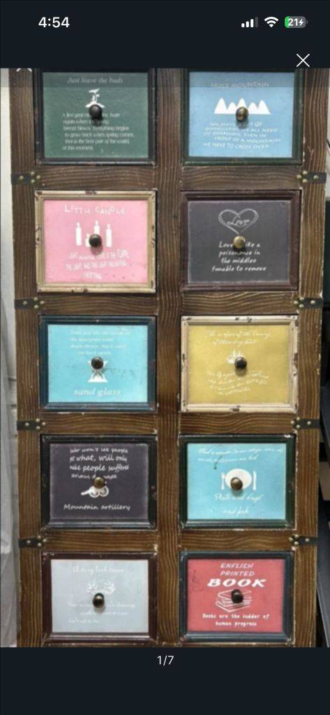 빈티지 수납장 서랍장--7