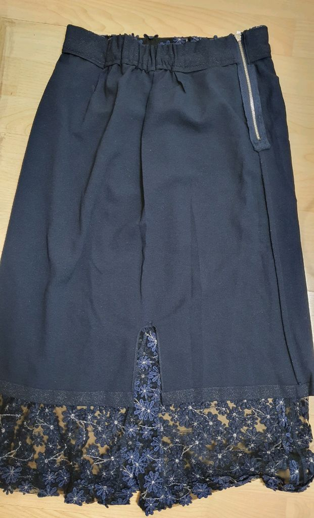 안나수이 시스루 망사 스커트(55 보라)--3