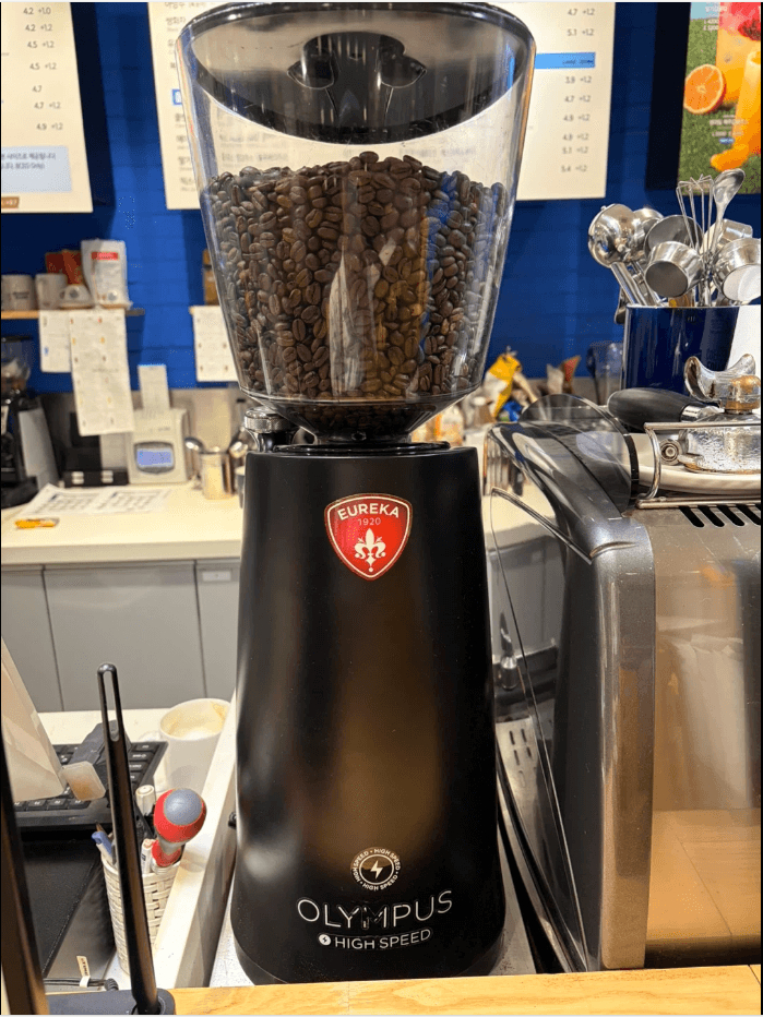 유레카 올림푸스 하이 스피드 커피 그라인더 이미지