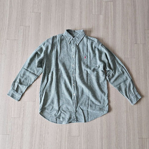 US M) 체감XL 105 폴로 랄프로렌 빈티지 셔츠 긴팔 그린 체크