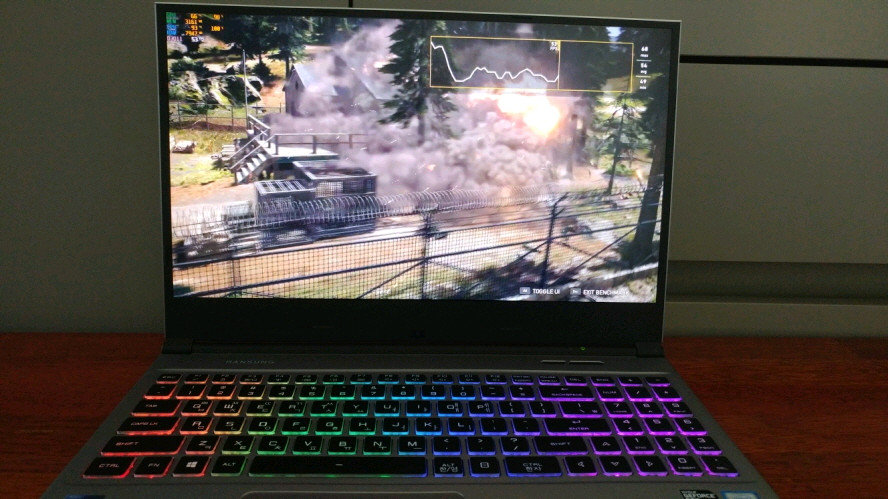 한성TFG255X i7 슬림 게이밍 노트북/GTX1650 이미지