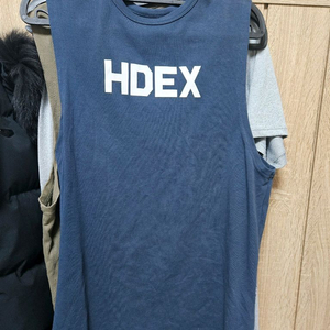 HDEX 남성 민소매 티셔츠 네이비 M 팝니다