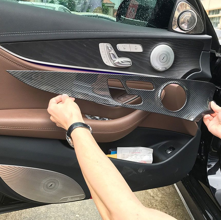 벤츠 E클래스 CLS 카본 트림 센터페시아 W213--4