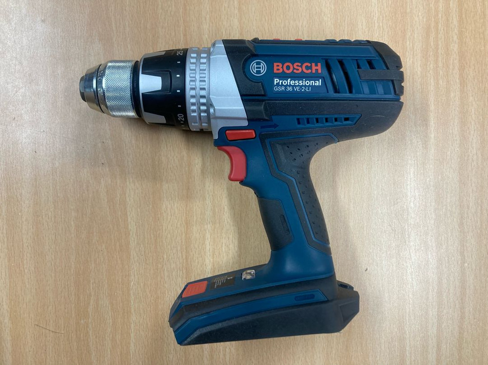 보쉬 GSR36VE-2-LI 36V 충전 드릴 세트 미사용 이미지