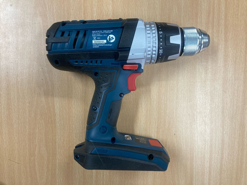 보쉬 GSR36VE-2-LI 36V 충전 드릴 세트 미사용 이미지