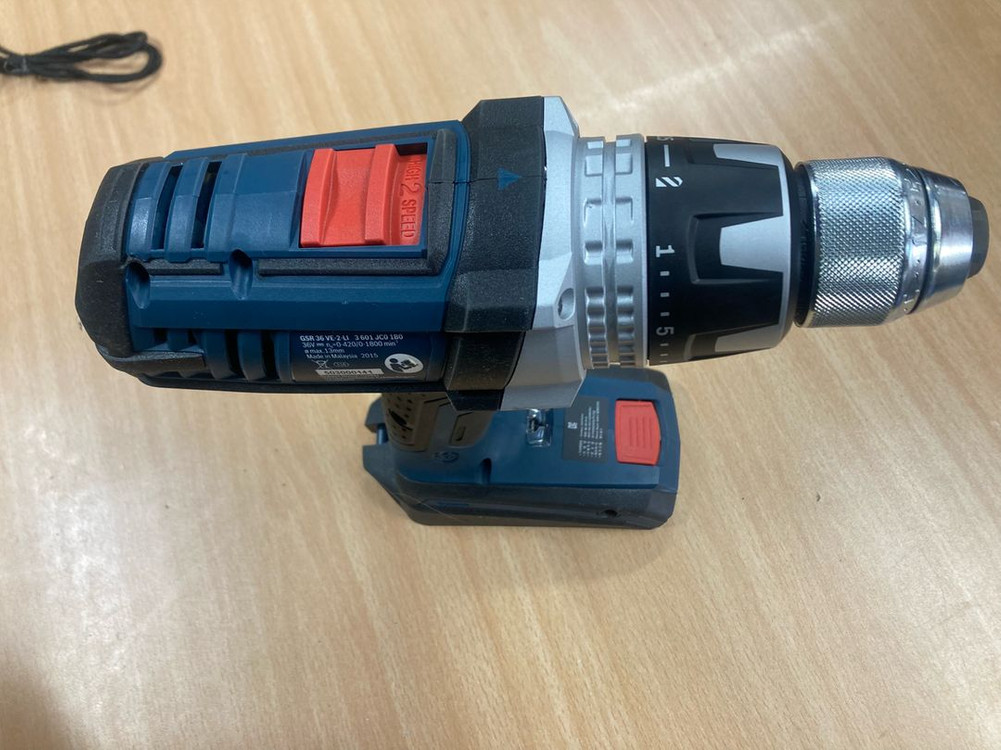 보쉬 GSR36VE-2-LI 36V 충전 드릴 세트 미사용 이미지