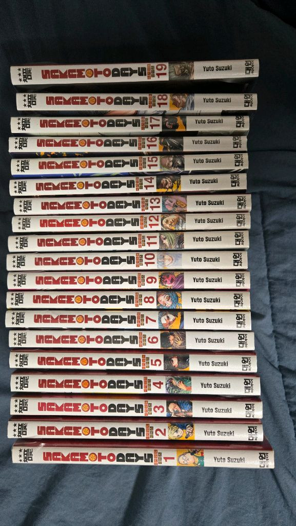 사카모토 데이즈 1-19권 일괄 판매합니다--1