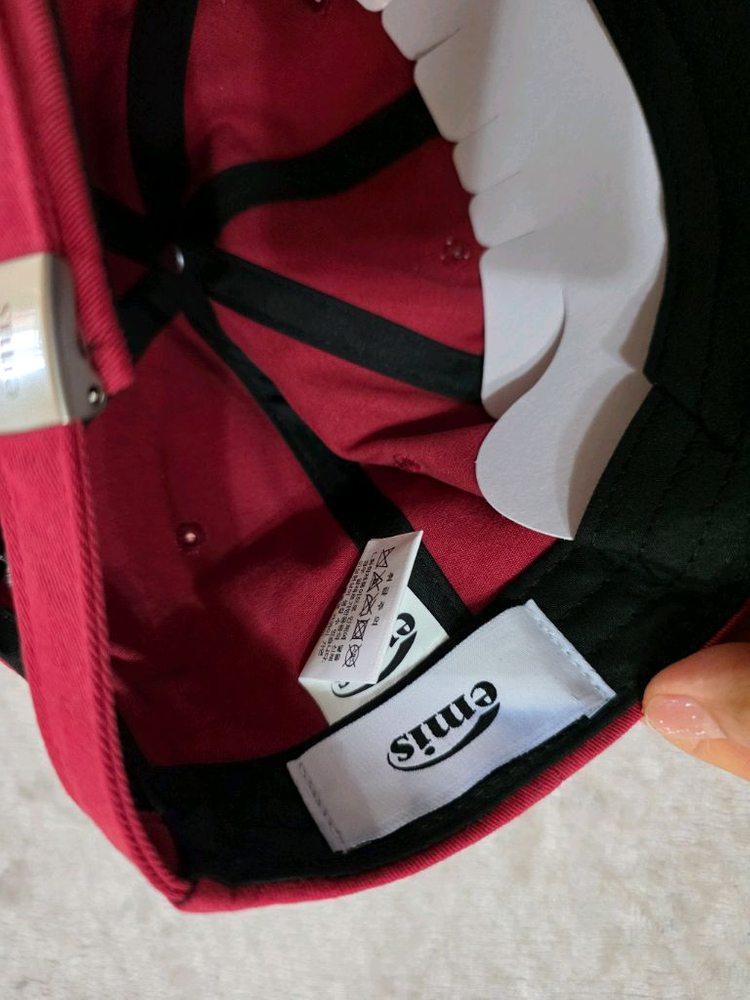 이미스 모자 레드--2