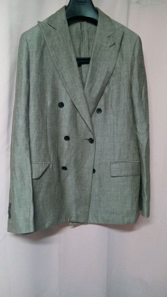 맨 온더 분 린넨 울ㅜ블레이저 자켓--6