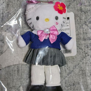 새상품]산리오 헬로키티 학생복 교복 롱다리 인형 키링 키체인