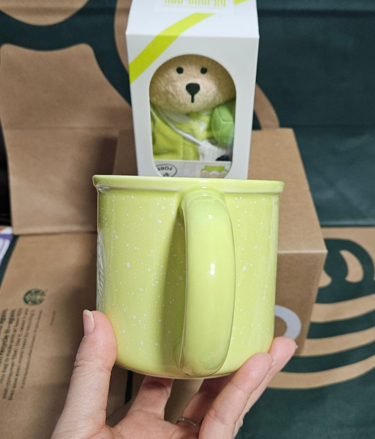 2종&택포]스타벅스 NCT 베어리스타 인형 키링+머그 355ml 세트--5