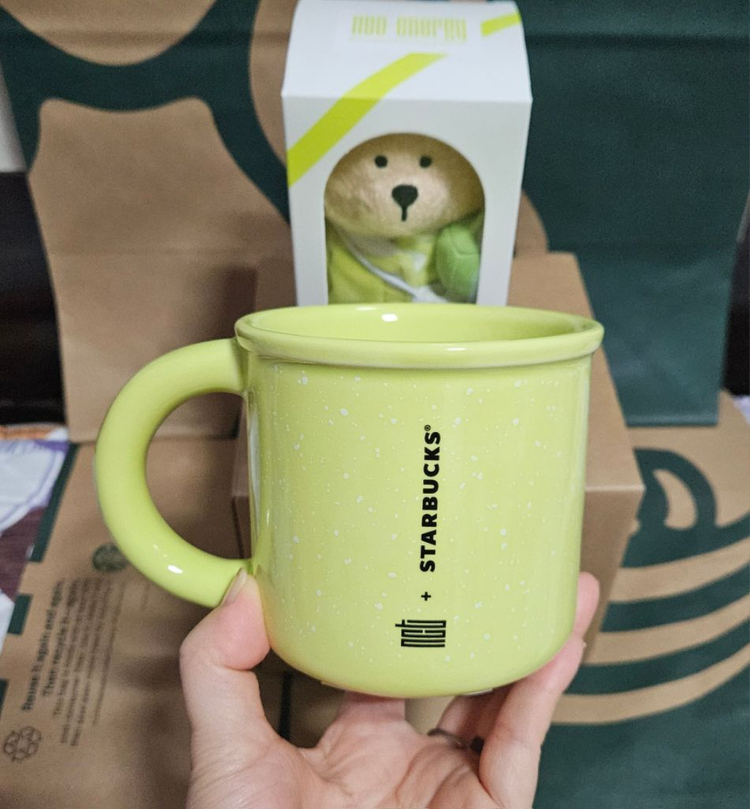2종&택포]스타벅스 NCT 베어리스타 인형 키링+머그 355ml 세트--6